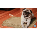 Scroll Drool Hog Indoor / Outdoor Logo Pet Mat